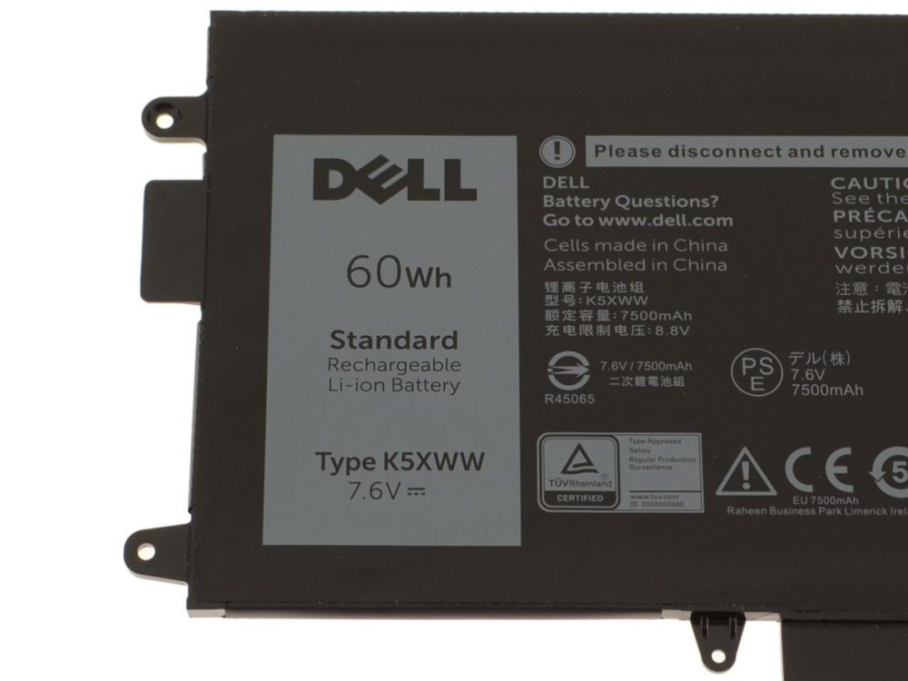 Original 7890mAh 60Wh 4 Zellen Dell Latitude 7390 Akku