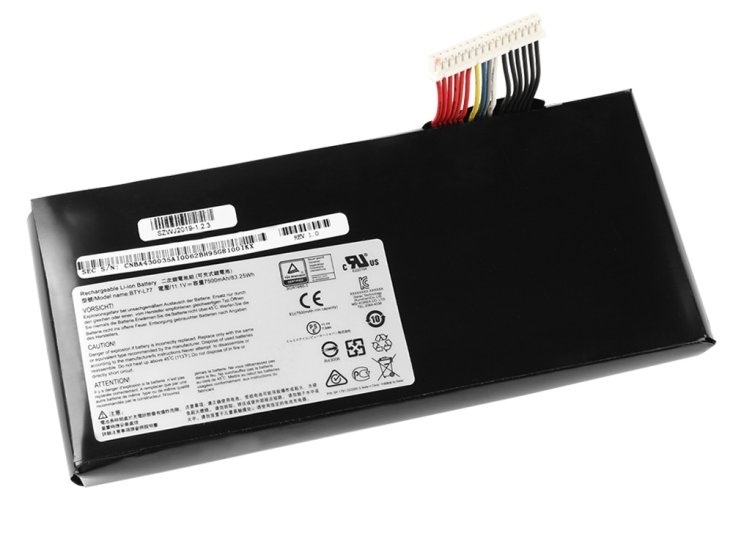 7500mAh 83.25Wh 9 Zellen MSI WT72-6QN Akku - zum Schließen ins Bild klicken