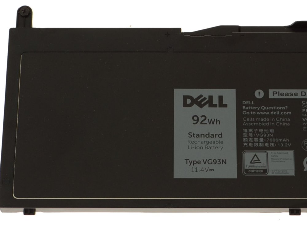 Original 7666mAh 92Wh 6 Zellen Akku Dell Precision 15 3530 P60F002