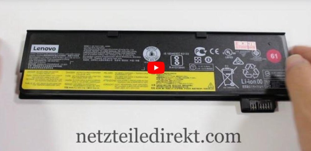 2100mAh 24Wh 3 Zellen Lenovo ThinkPad T470 20HD Akku