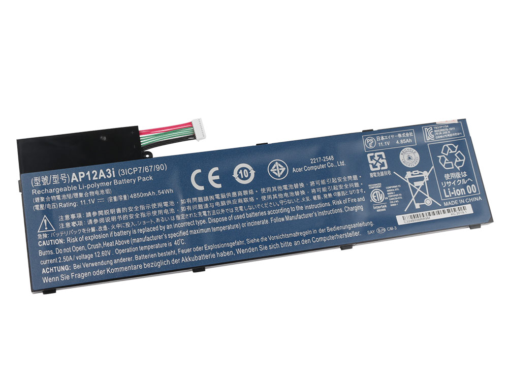 4850mah Acer AP12A3i AP12A4i 3ICP7/67/90 Akku