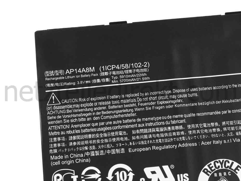 Akku Acer Iconia Tab 10 A3-A20-K87F A3-A20-K3BG 22Whr 3 Zellen