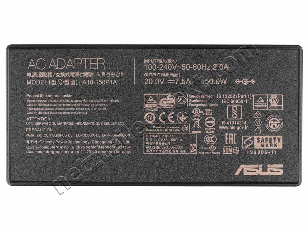 Original 150W Asus All-in-one PC 27-inch Netzteil Ladegerät + Kabel