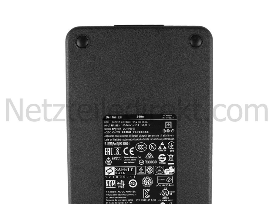 19.5V 12.3A 240W Slim Dell PA9E PA-9E Notebook Netzteil