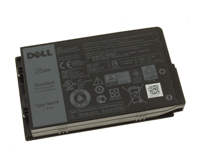 Original 26Wh 2-Zellen Dell Latitude 12 7212 T03H002 Akku