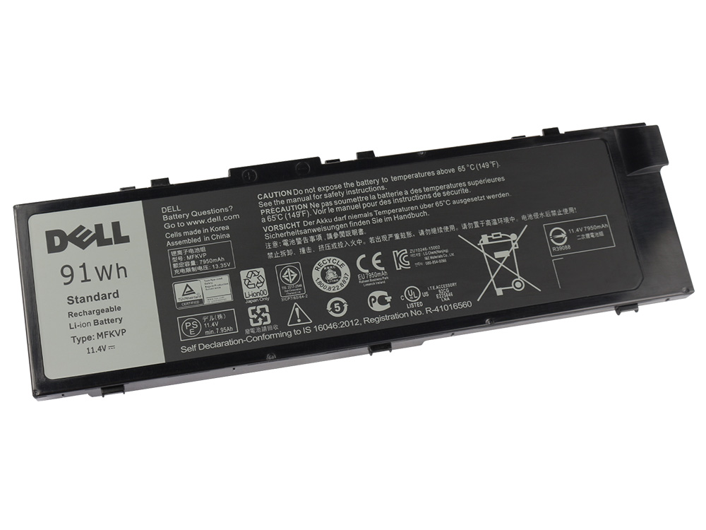 6 Zellen 91Wh Dell Precision 7510 P53F P53F001 Akku