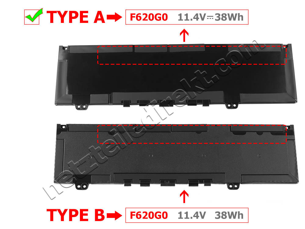 Original 3166mAh 38Wh 3 Zellen Akku Dell Vostro 13 5370 P87G001