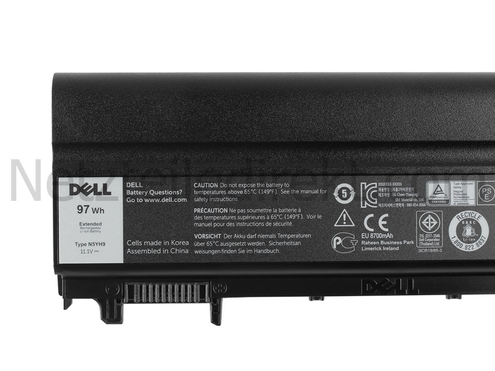 Original 8700mAh 97Wh 9 Zellen Akku Dell WGCWG CXF66