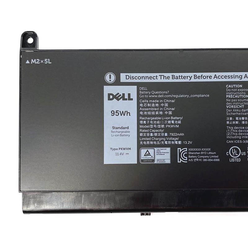 Original 11.4V 7922mAh Akku für Dell Precision 7550 P93F P93F00