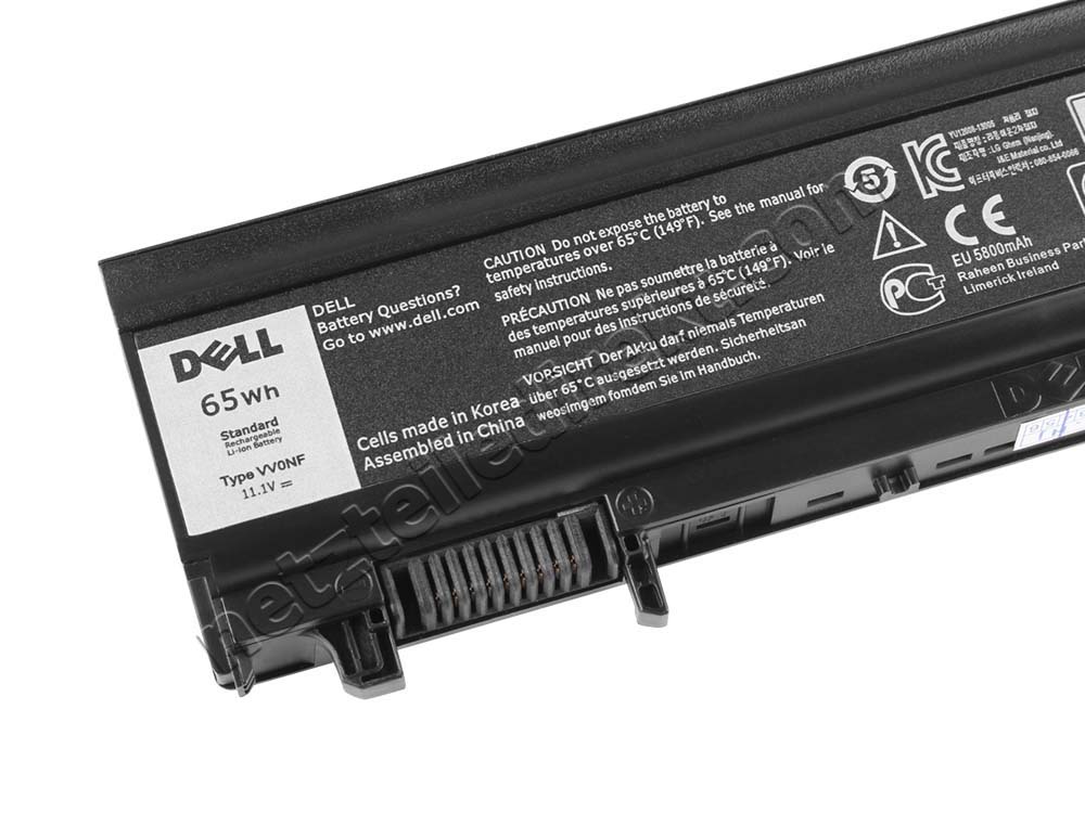 Original 5800mAh 65Wh 6 Zellen Akku Dell Latitude E5540 5540-5115