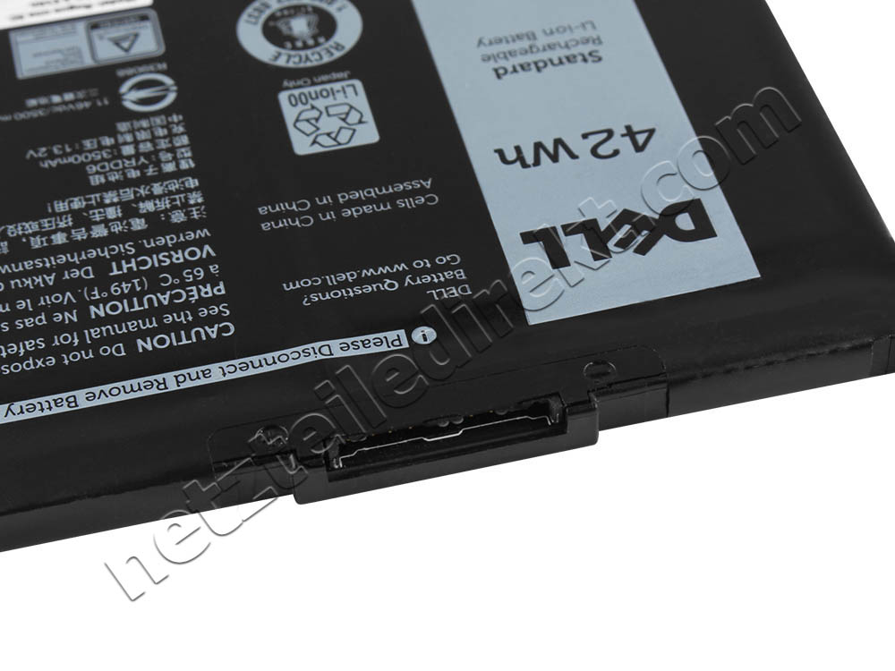 Original 3500mAh 42Wh 3-Zellen Dell Inspiron 14 5481 P93G001 Akku