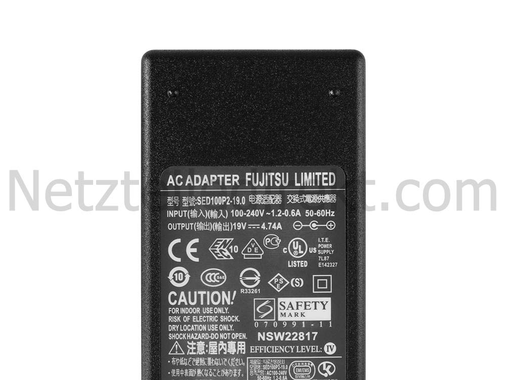 90W Fujitsu LIFEBOOK E734 E554 E544 Netzteil