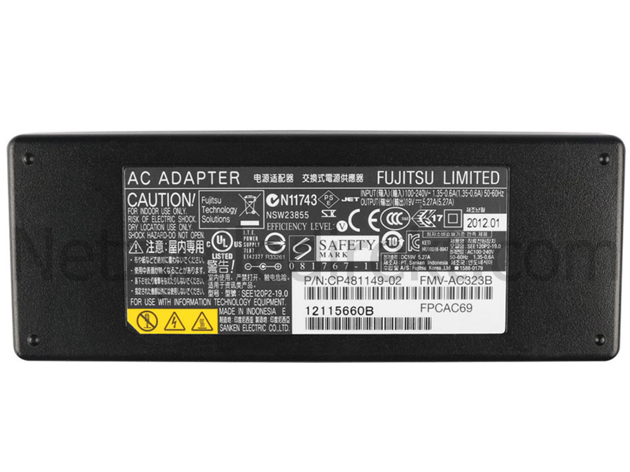 100W Fujitsu LIFEBOOK E752 E752/F Series Netzteil