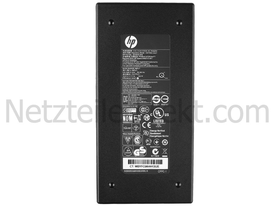 Original 150W HP ZBook Power G9 Mobile Workstation Netzteil Ladegerät + Kabel