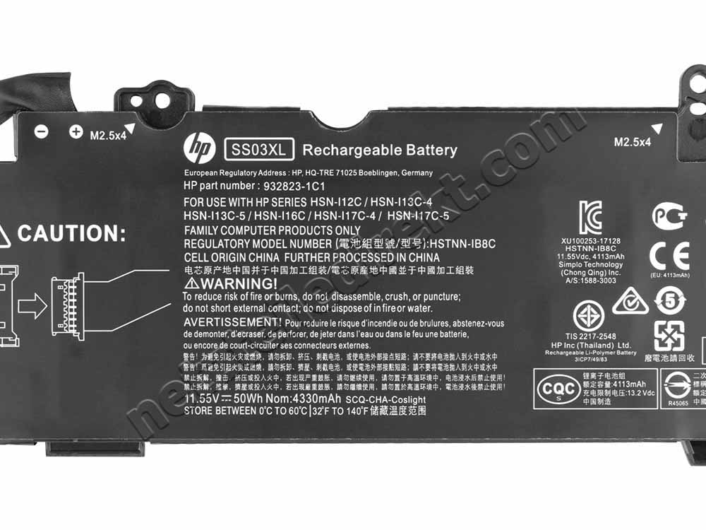 Original 4330mAh 50Wh 3 Zellen Akku für HP EliteBook 840 G6