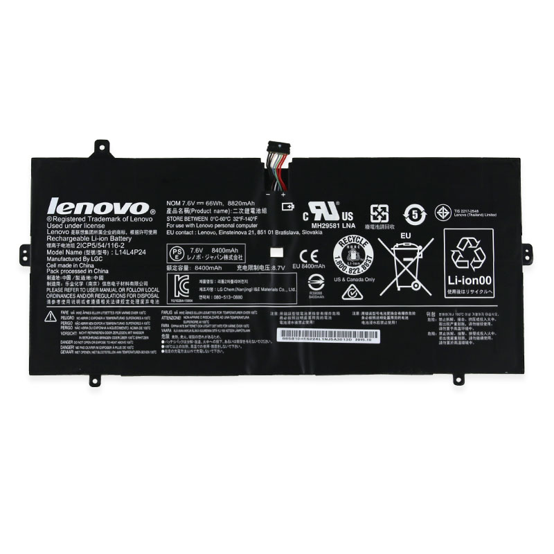 Original 8800mAh 66Wh Lenovo Yoga 900-13ISK 80MK00KDUS Akku