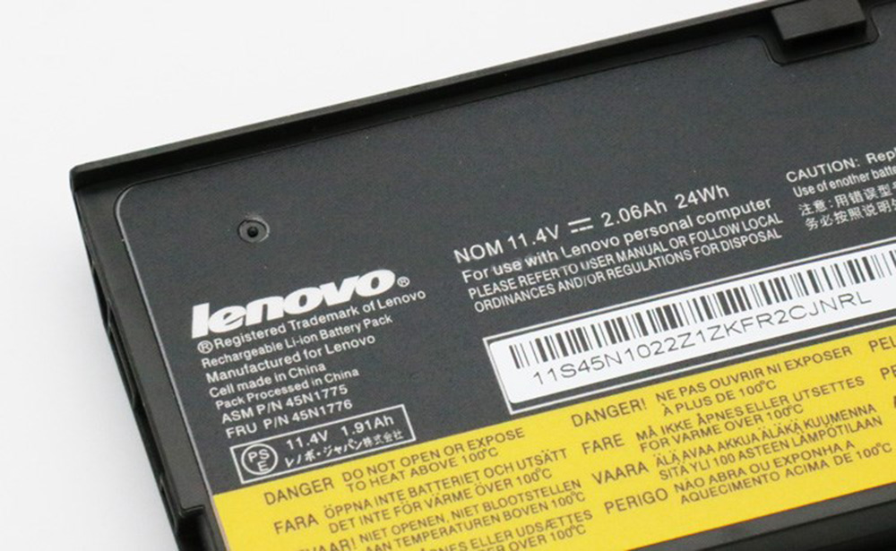 24Wh Lenovo 45N1126 45N11247 121500146 121500147 Akku