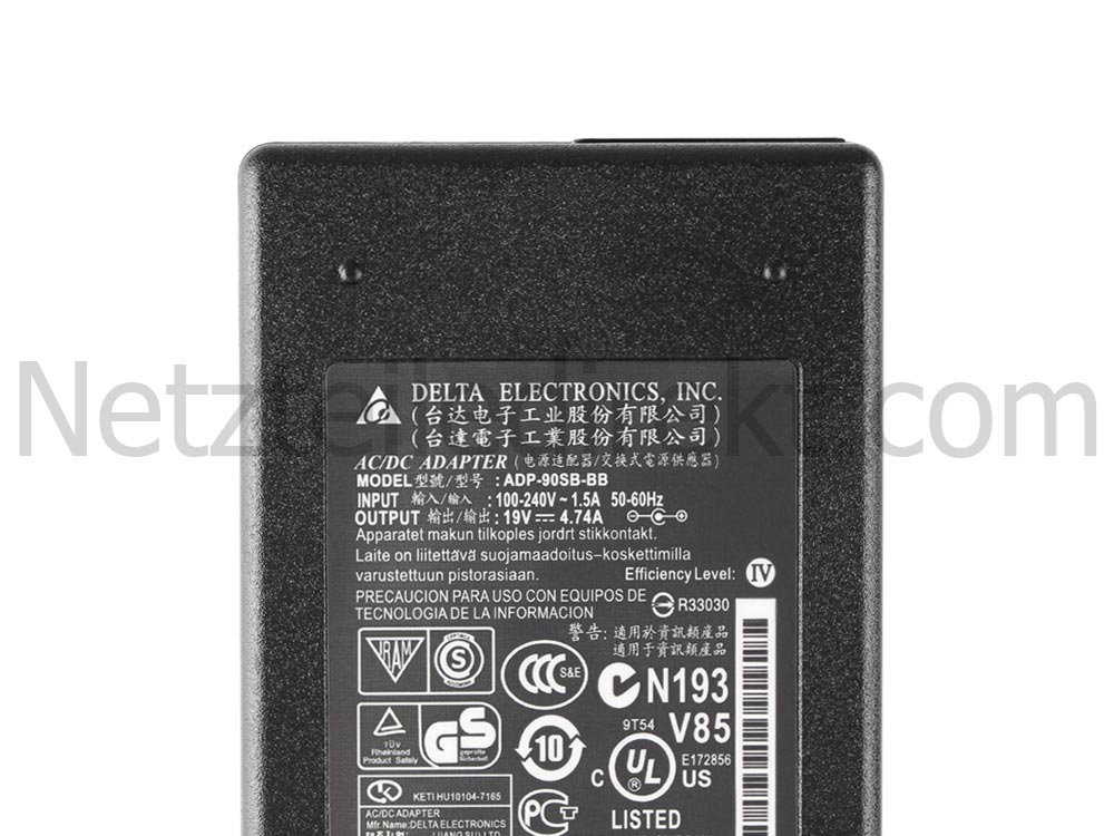 19V 4.74A 90W Medion Akoya E1221 Notebook Netzteil