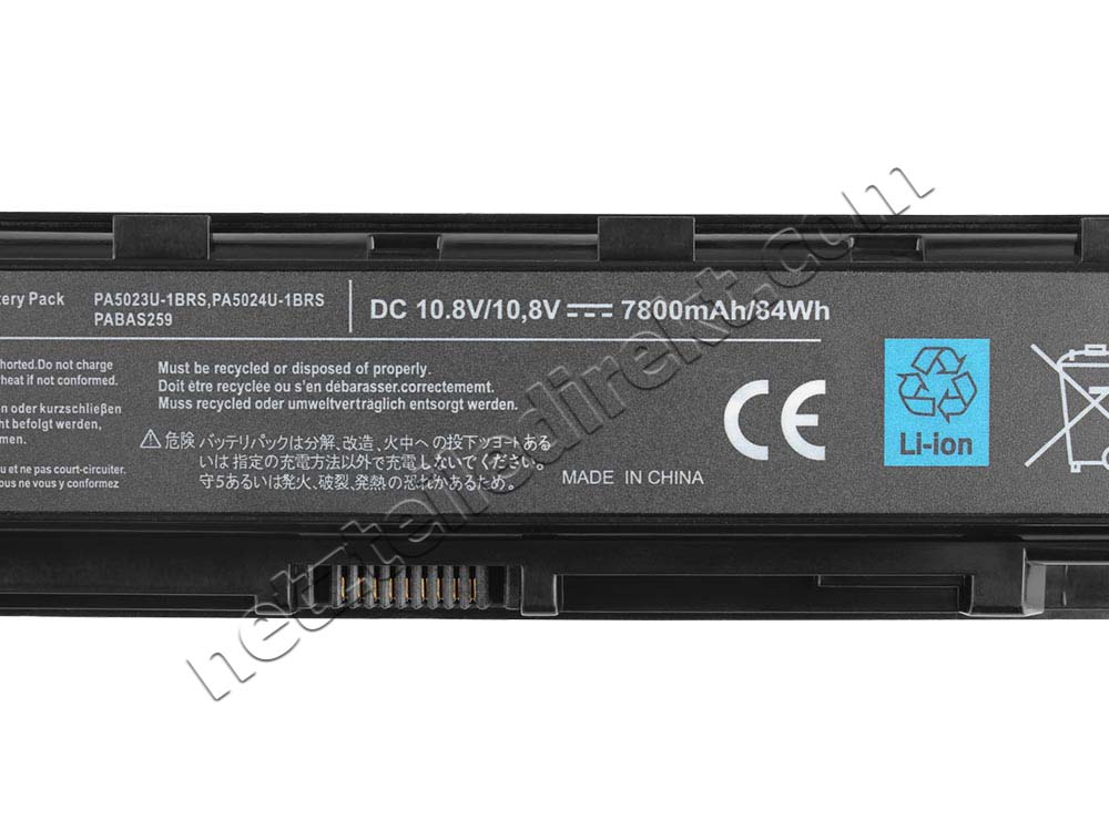 7800mah Toshiba Satellite Pro C50-A-1E0 C50-A-1E1 Akku