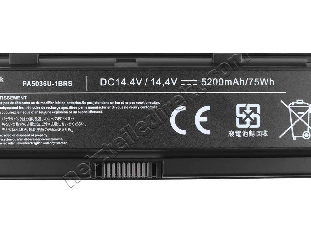 5200mAh 75Wh Toshiba Qosmio X70-A-L5S X70-A-12X Akku